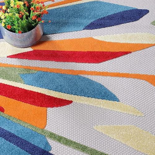 Miniatura 5 de Superior Alfombra de pasillo para interiores y exteriores, perfecta para patio, dormitorio, cocina, sala de estar, entrada, sala de juegos,