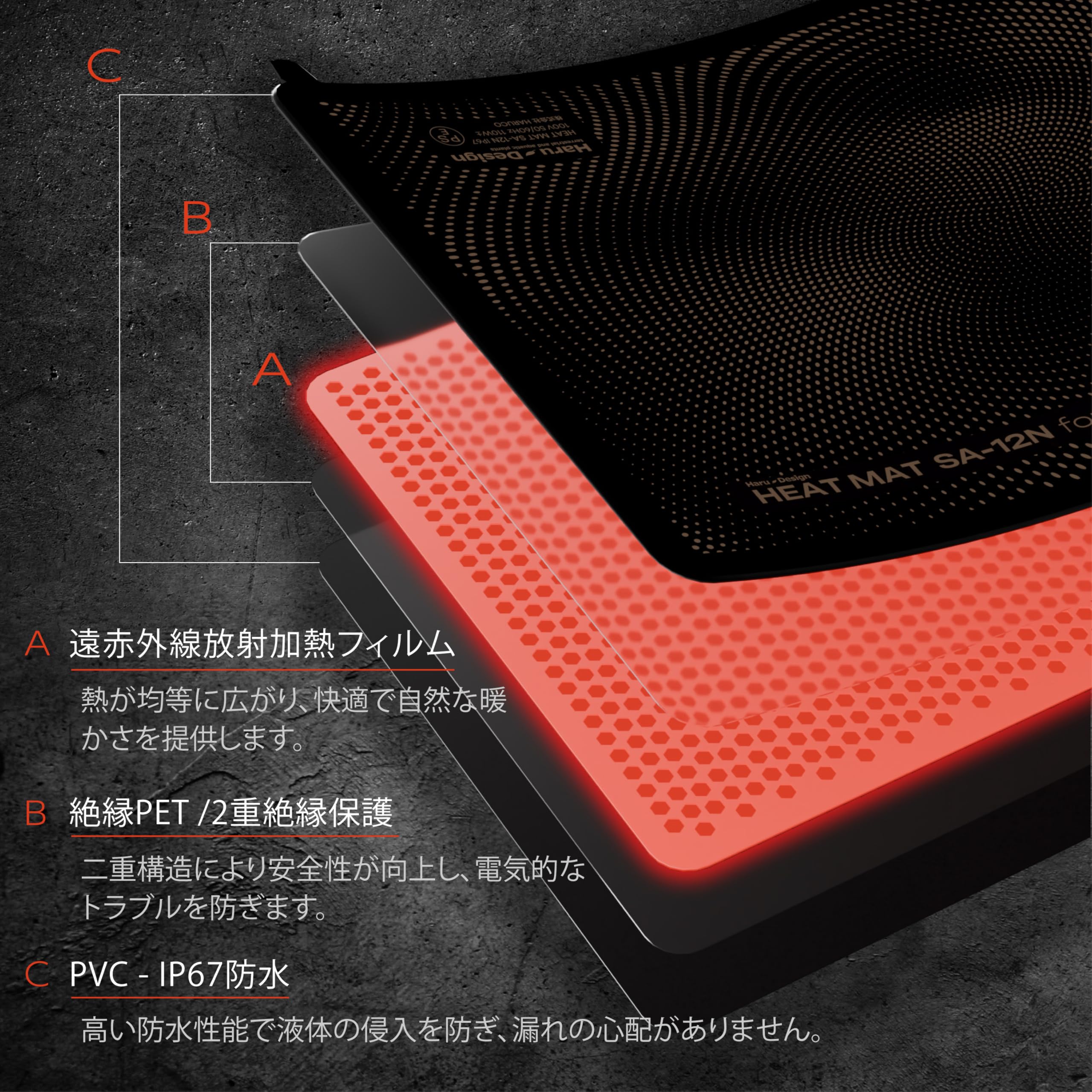 ヒートマット 温度調整機能付き Amazon.co.jp: HaruDesign 植物育成ヒートマット SA-12C 55cmx35cm
