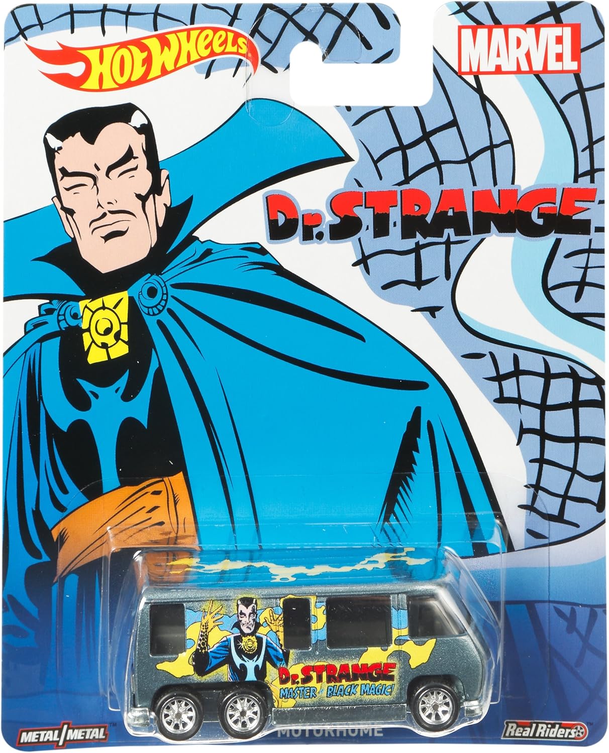 Hot Wheels GMC Motorhome (Doctor Strange) 1:64 Scale Die-Cast Vehicle with Real Rider Tires