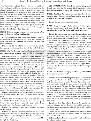 Miniatura 6 de 1956 Ford Pickup Truck Shop Manual de reparación Libro