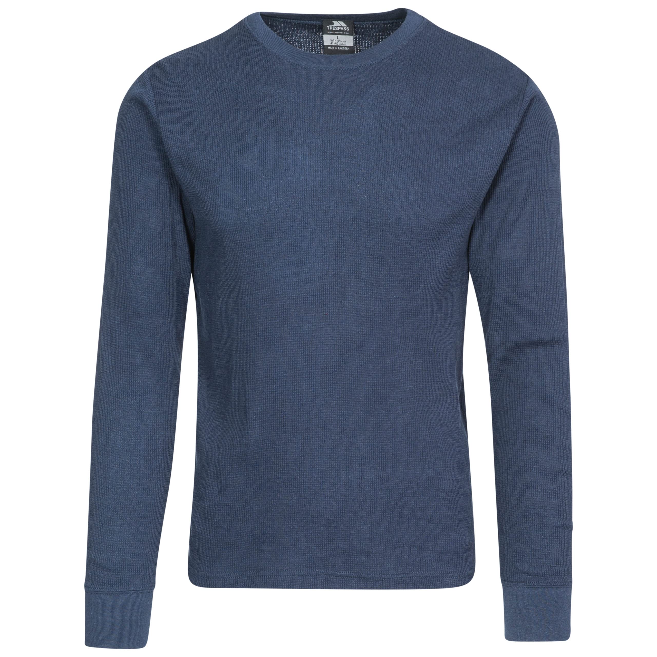 Trespass Unisex Navy Super Soft Long Sleeve Thermal Top Unify