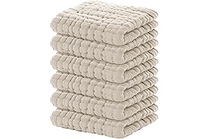 Yoofoss Muslin Baby Washcloths: Ultra-Soft and Delicate Baby Skin Care