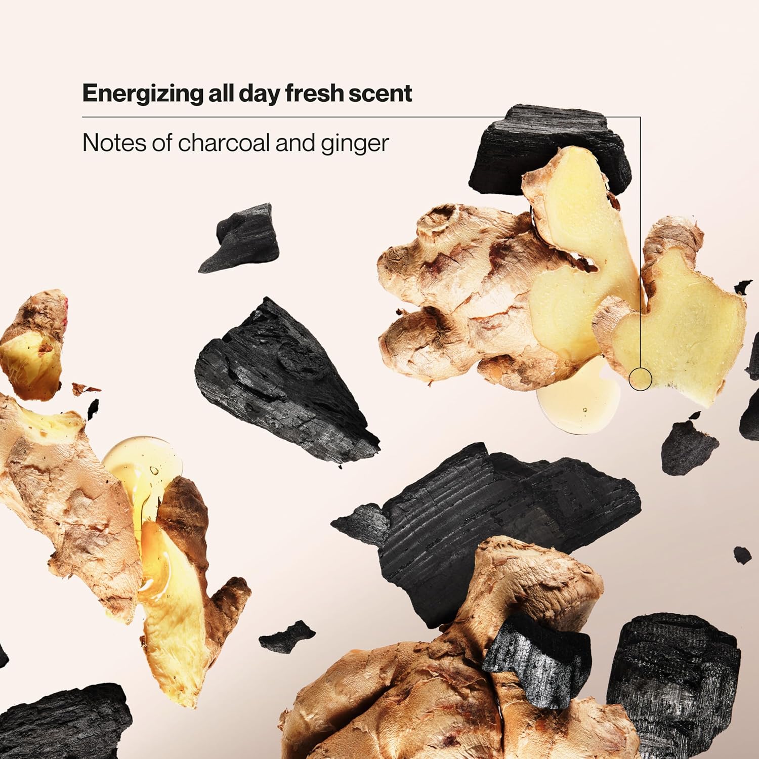 Suave Men Deep Cleansing 3 in 1 Shampoo, Conditioner & Body Wash with Charcoal Powder, Detoxifies & Cleanses Hair & Skin, Removes Oil & Impurities, 4 Count, 28 FL OZ Pump