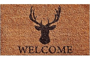Calloway Mills Deer Welcome Doormat for Log Cabin Decor
