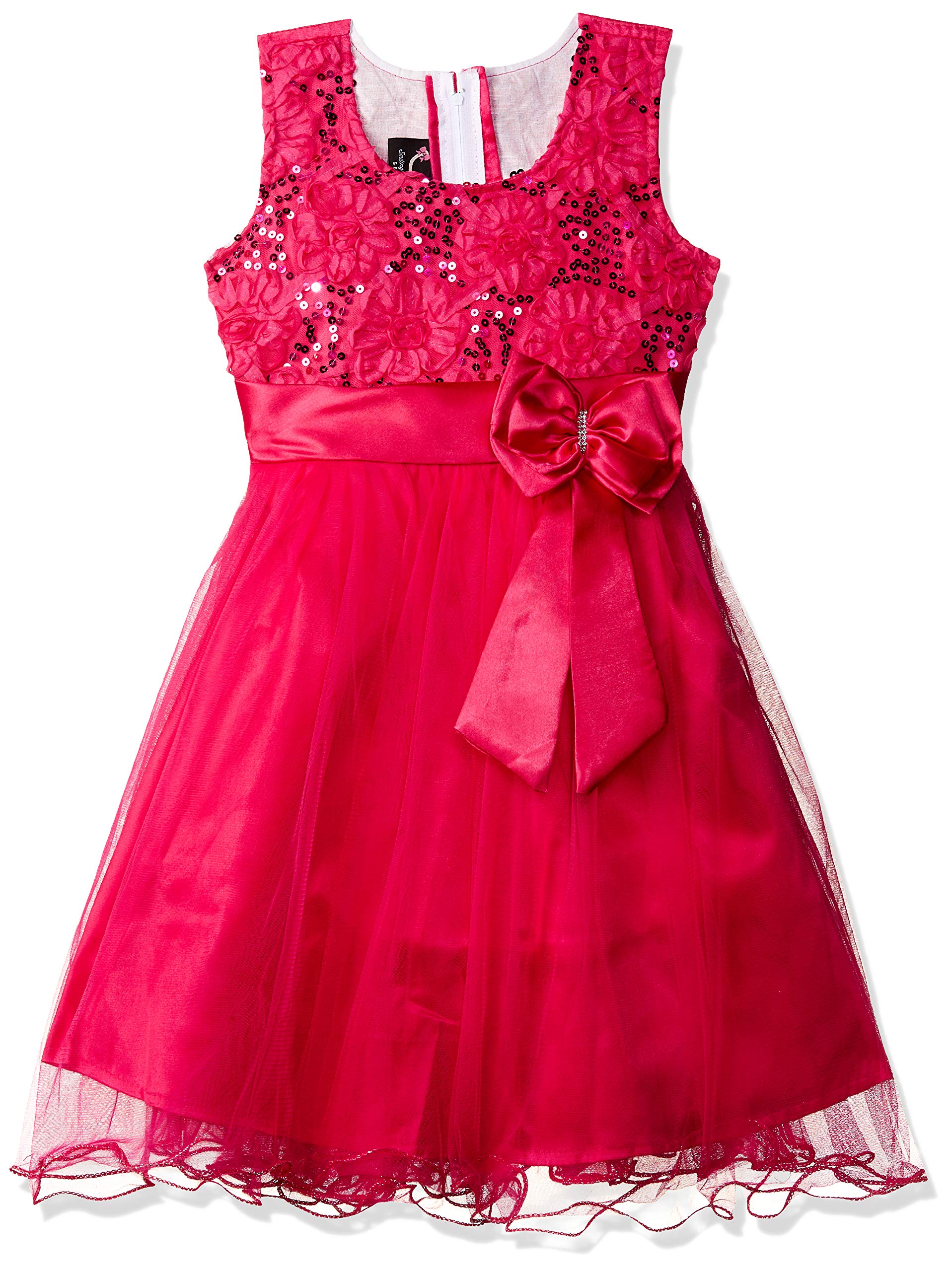 Smiling BowsGirl's Synthetic A-line Dress