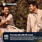 Motorola Nursery PIP12 Baby Monitor Audio Only, Portable and Rechargeable, No WiFi Needed, 1500ft Range HD Sound with Auto Off, Includes Water-Resistant Travel Case