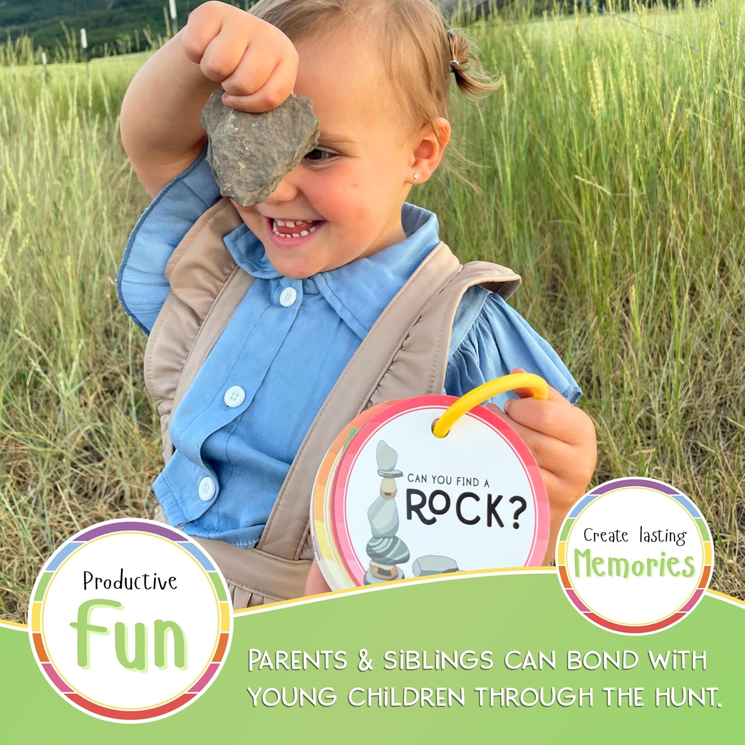 Children's Scavenger Hunt | Toddler Activities | Games for 2, 3 Year Old's & Up | Kids Educational Scavenger Hunt Cards (Outdoor Edition)