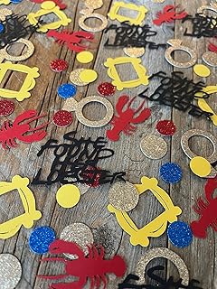 100PCS She Found Her Lobster Friends Table Scatter,Friends TV Show Confetti for Bridal Shower Decorations, Friends Themed Bachelorette Table Decorations