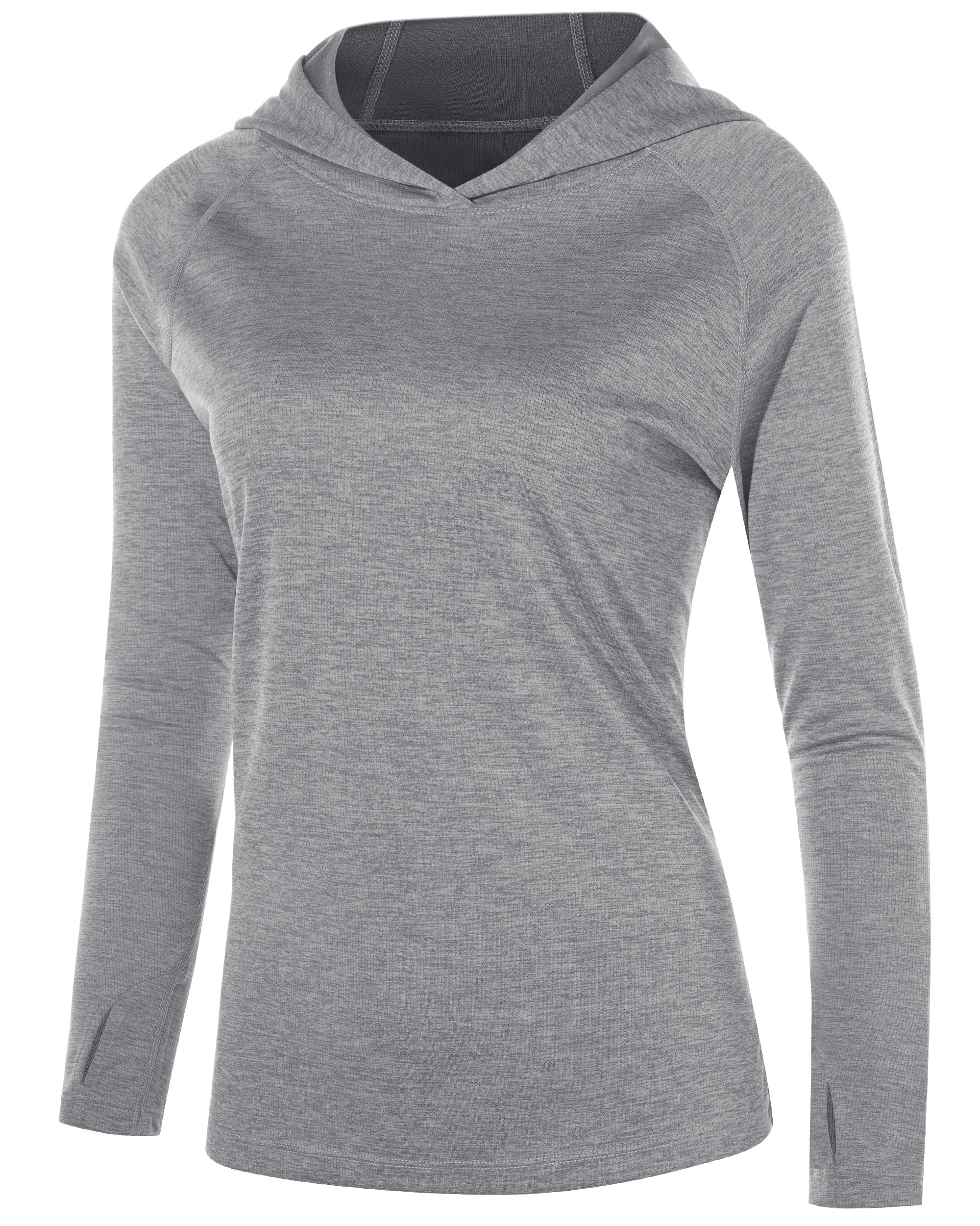 Roadbox Womens UPF 50+ Sun Protection Hoodie, Long Sleeve UV Fishing Shirt