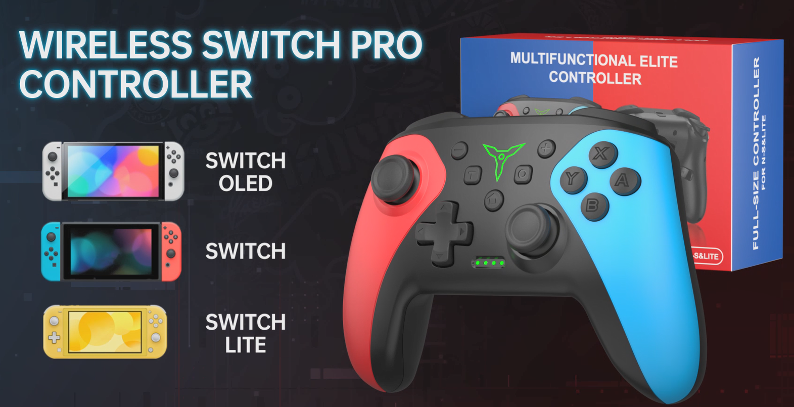 HELLCOOL Controller für Switch/Lite/OLED Konsole