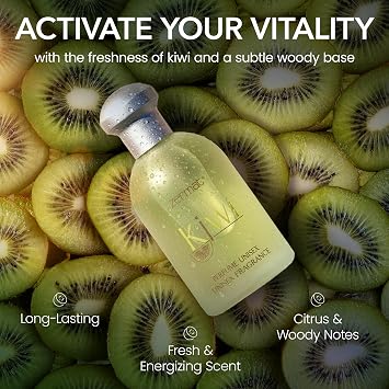 Zermat, Perfume for Women and Men, Kiwi, Fresh, UNISEX, Perfume para Dama y Caballero - Citric Scent 4.50 Fl. Oz and Miniature 0.50 Fl. Oz.