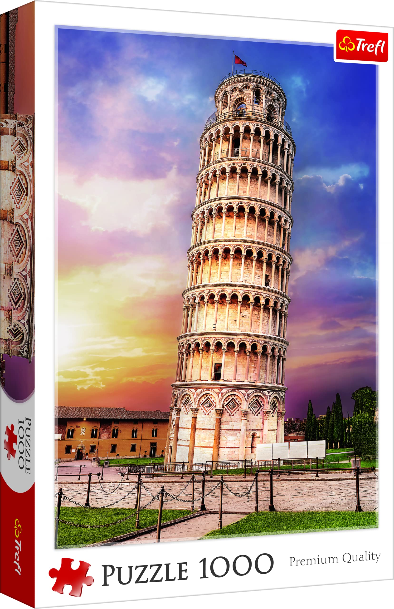 Trefl, Puzzle, Atardecer en Santorini, Grecia, de 1000 Piezas, Isla Griega, Vista a la Bonita Ciudad, Rompecabezas DIY, Pasatiempo Creativo, Regalo — view 23