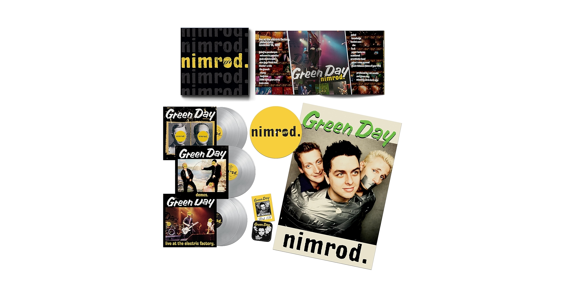 Nimrod (25th Anniversary Edition)レコード Green Day - Nimrod (25th Anniversary Edition) - Amazon.com Music