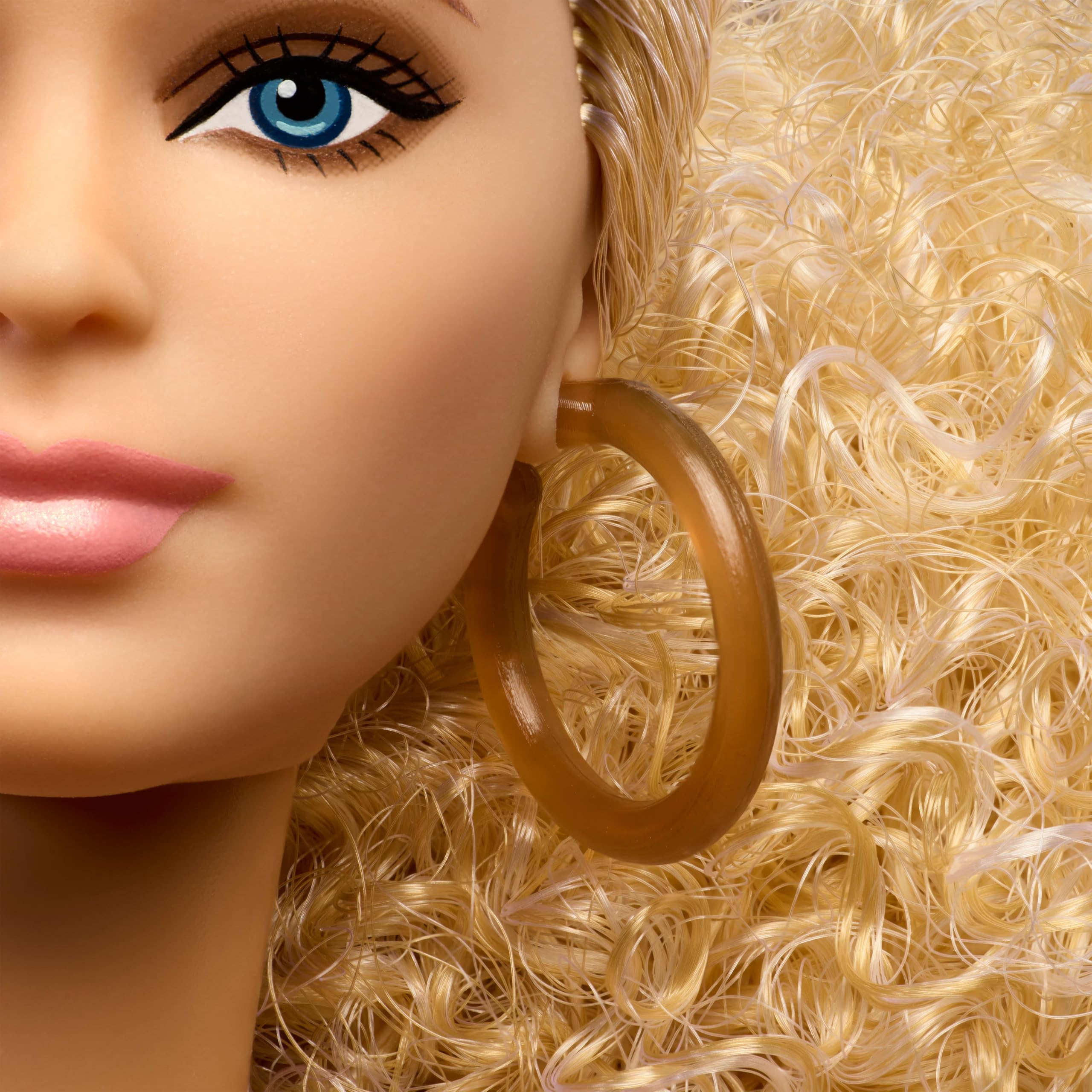 Barbie Basics Model Collector Fashion Doll 06 with Blonde Hair, Shimmery Golden Skirt & Halter, Universal-fit Fashions, Posable Body — view 4