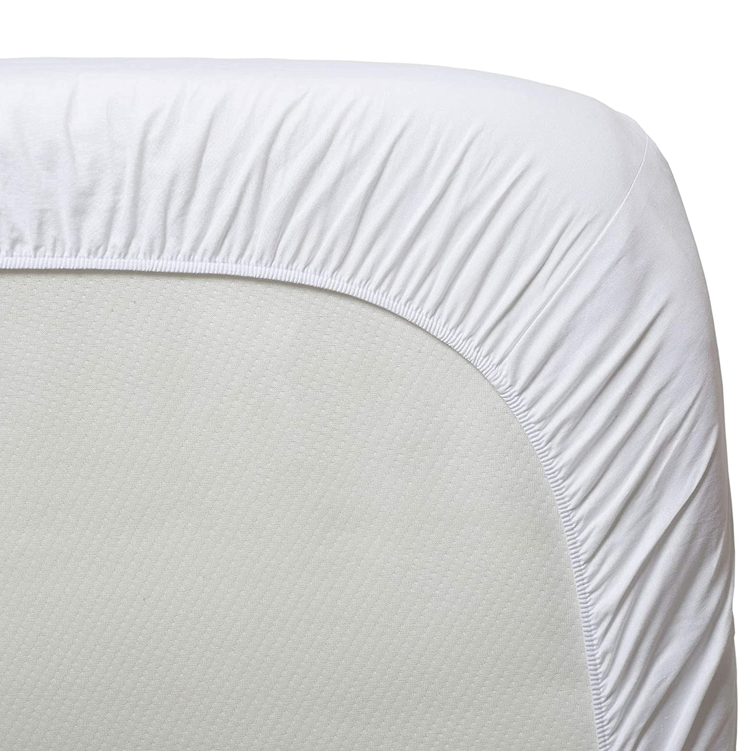 P'tit Basile Drap Housse 60x120 cm - Lot de 3 draps en Jersey peigné 100% Coton Bio - Gris Perle - pour Matelas bébé Enfant Dimensions 60x120 cm - Extensible sans Repassage - Grands Bonnets