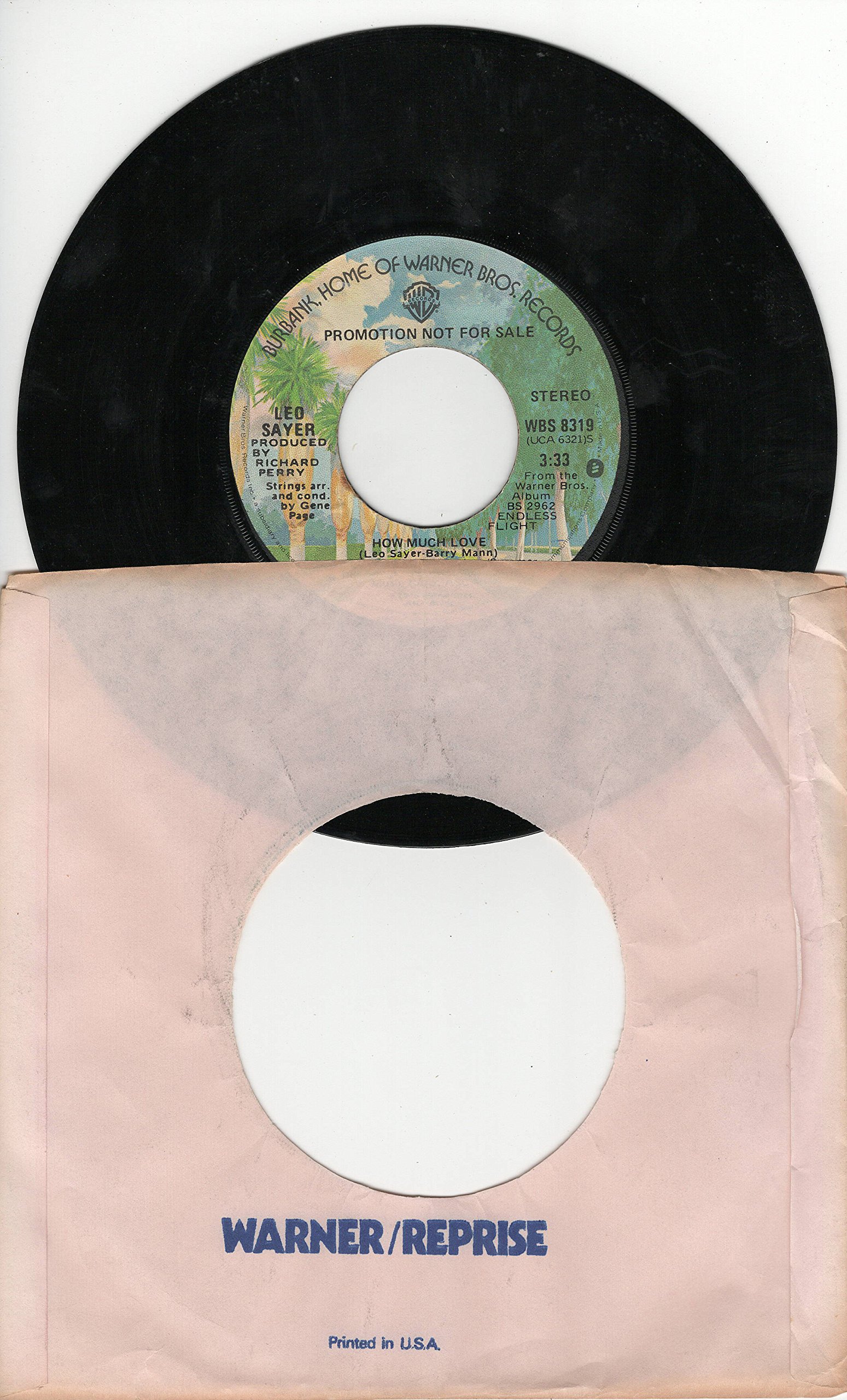 Leo Sayer: How Much Love b/w I Hear the Laughter