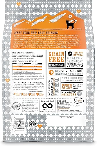 Miniatura 9 de "I and love and you" Naked Essentials Alimento seco para gatos  Croquetas sin granos, salmón + trucha, bolsa de 11 libras (F14110)