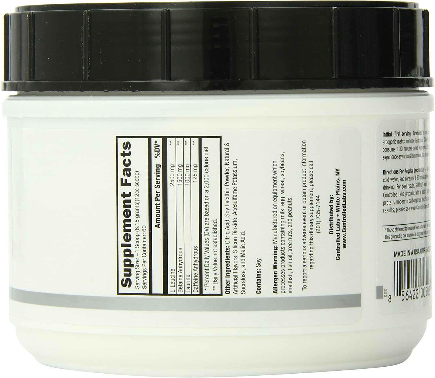 Controlled Labs Stimino Nutritional Drink, Fruit Punch, 369 Gram