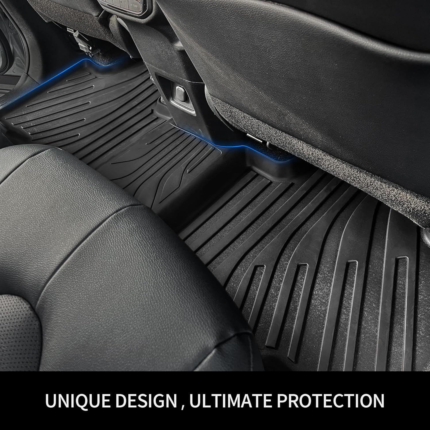 OEDRO Floor Mats Trunk Mat with Backrest Mat Fit for 2025 2026 Chevrolet Equinox (Only Gas) & GMC Terrain, Custom Fit TPE All Weather Car Floor Liners for Chevy Equinox & GMC Terrain Accessories - Image 4