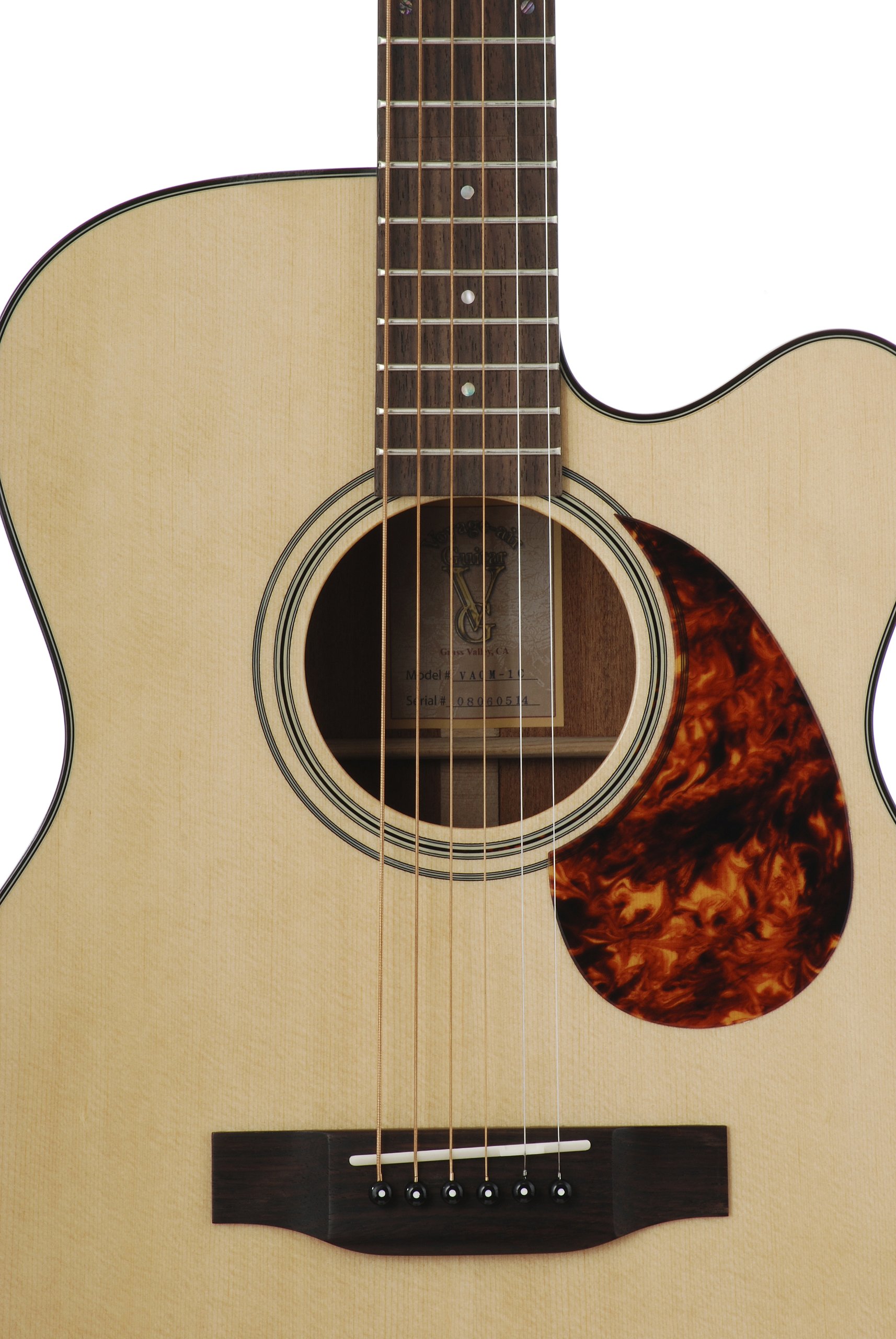Voyage Air Premier Series VAOM-1C OM Shape Acoustic Folding Guitar