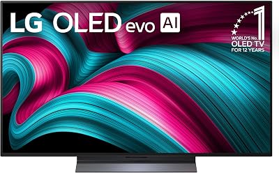 LG 48-Inch Class OLED evo AI Super Upscaling 4K C5 Series Sm - best gaming tvs freesync