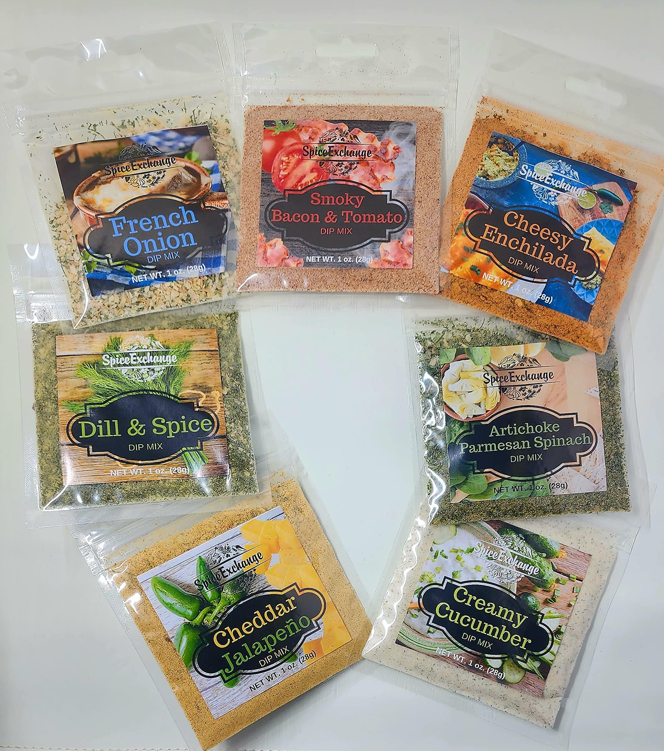 Spice Exchnage Customer Favorites 7 Dip Mix Pack French