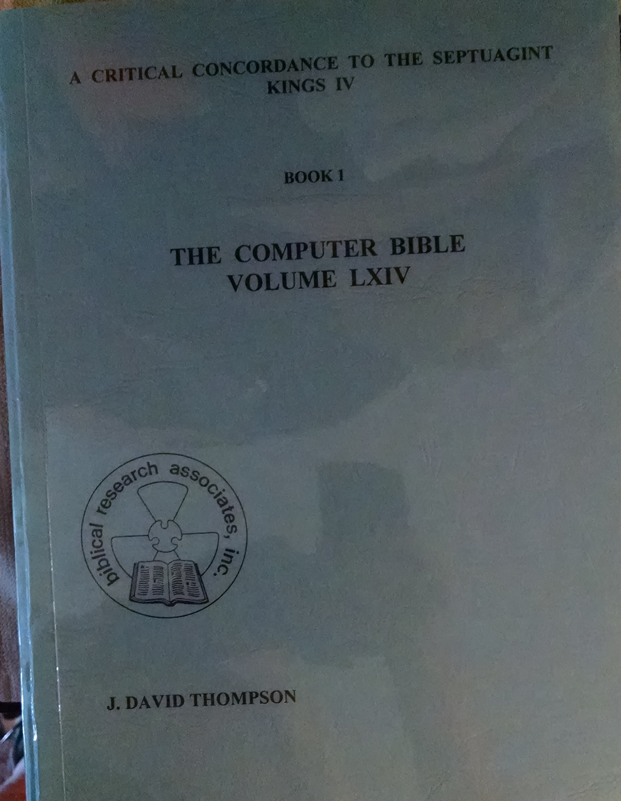 Book 1 (Vol 64, Book 1)