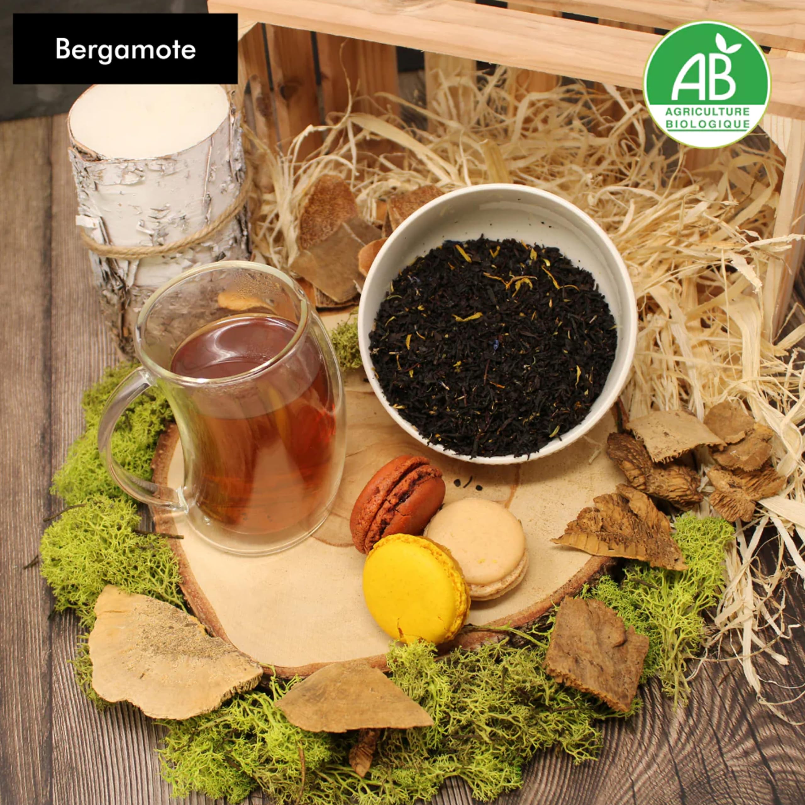 Matsue Tea - Earl Grey - Thé noir en vrac - Bergamote - Qualité Premium - Feuilles de Thé Ramassées à la Main - 250 g