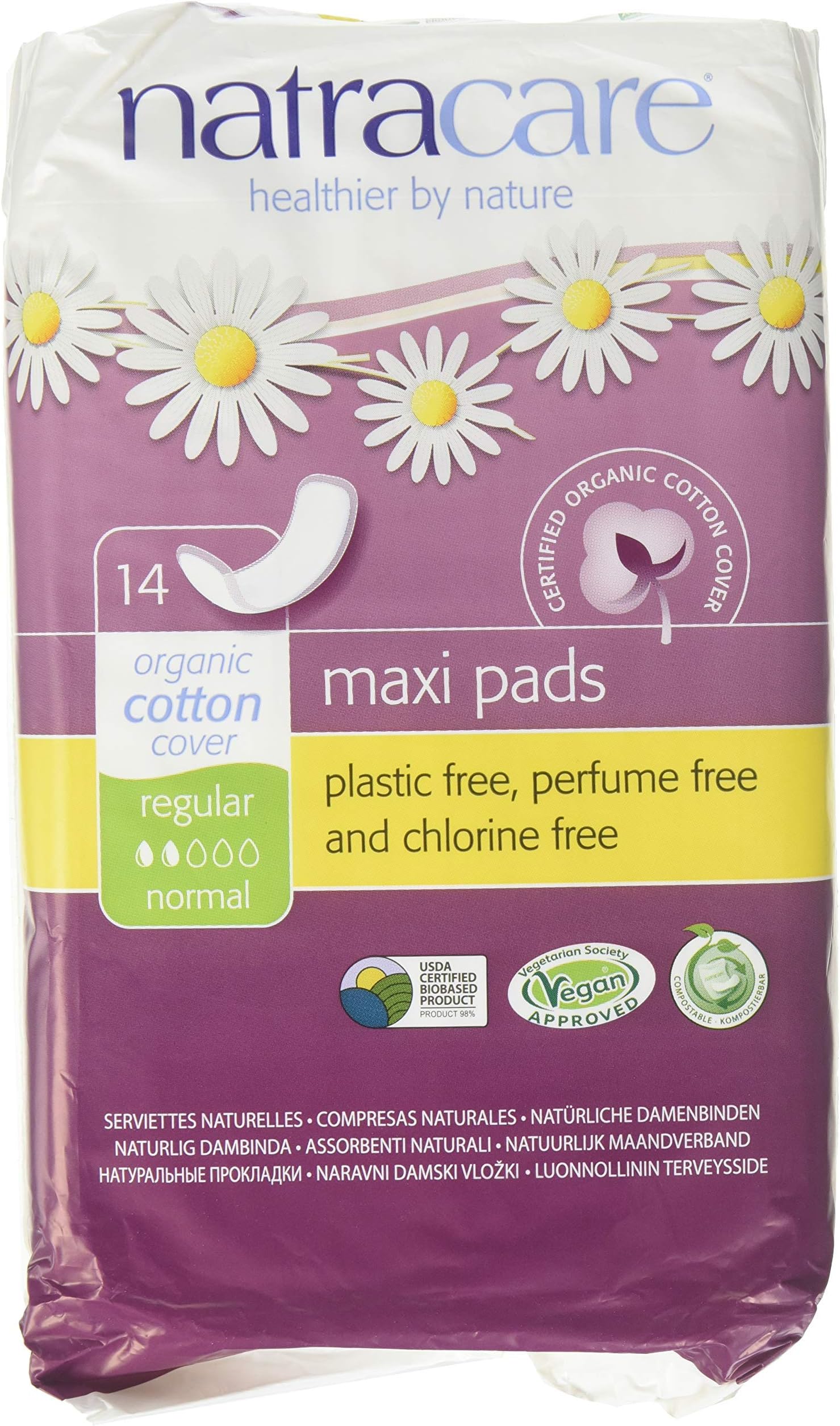 Pads Regular 14 Ct, 3 Boxes (42 Pads Total)