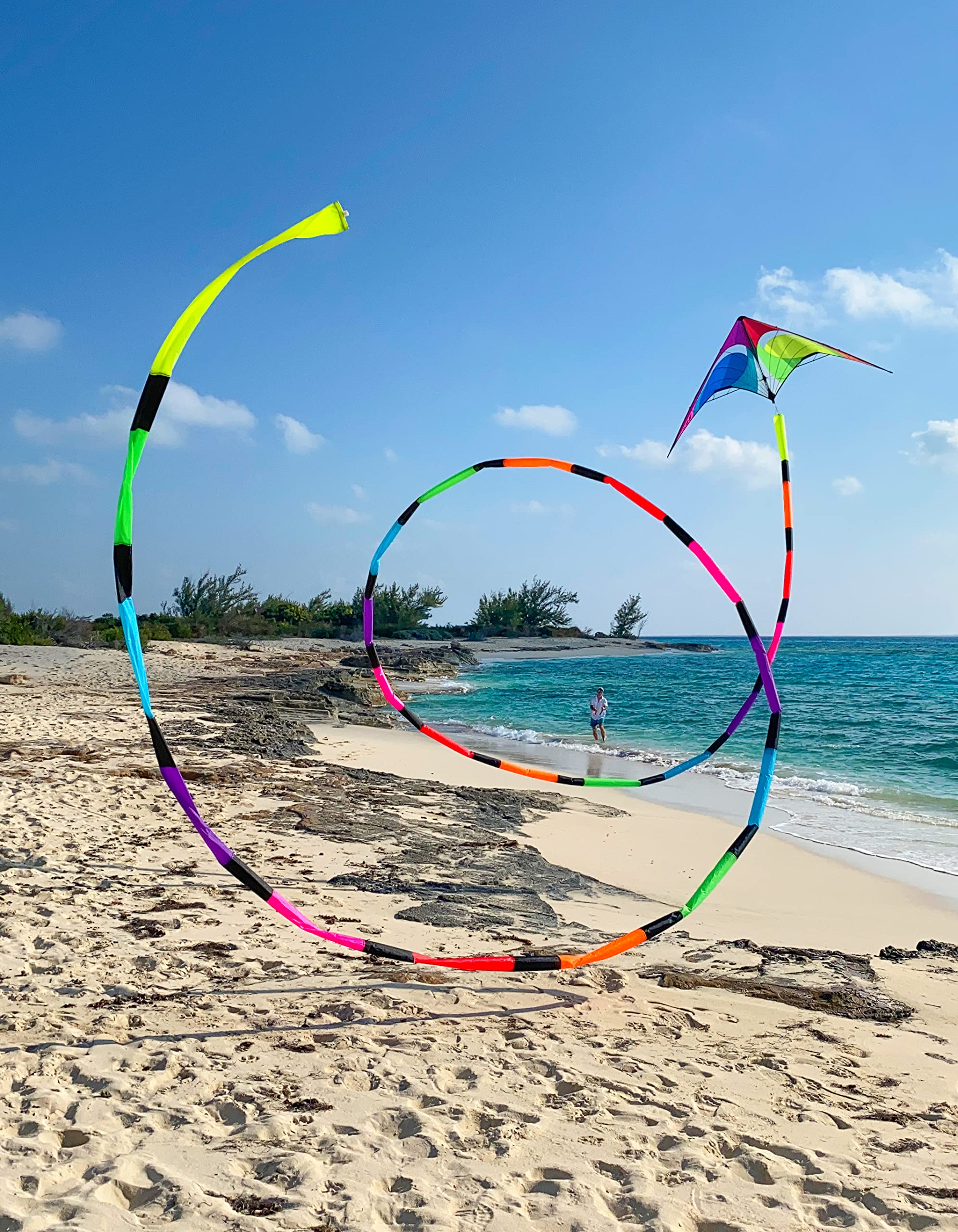 Prism Tube Tail 75 ft. Rainbow