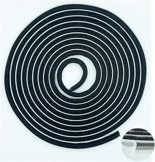 Brush Weather Stripping for Sliding Windows/Doors Frame Side,Pile Self Adhesive Weatherstrip Seal Strip for Soundproofing (16.5ft x11/32 x 11/32 Brush inch, Black)