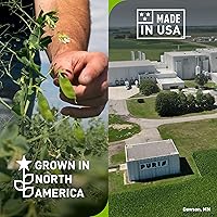 Vista 7 de PURIS® Polvo de proteína de guisante orgánico, 100% cultivado, procesado y empaquetado en Estados Unidos, a base de plantas, 2 libras sin sabor