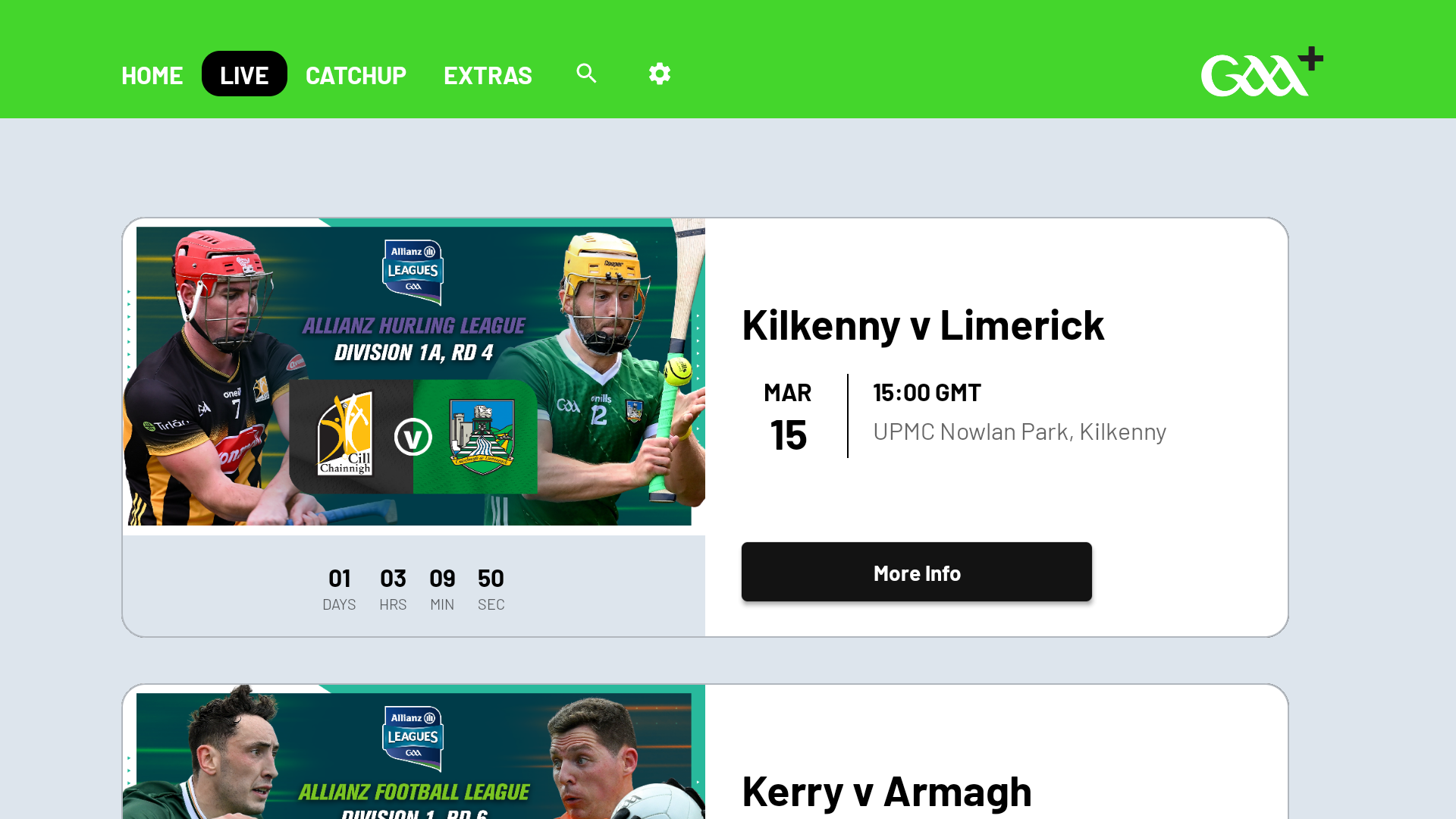 Gaa GAA+: Watch Live GAA - App on Amazon Appstore