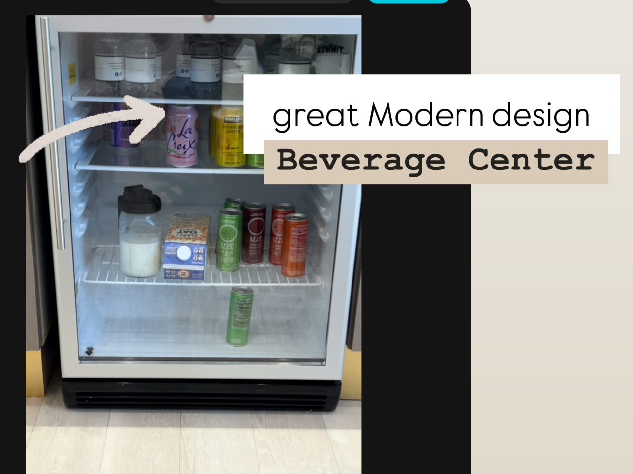 UP CLOSE LOOK Summit Under Counter Refrigerator #kitchen