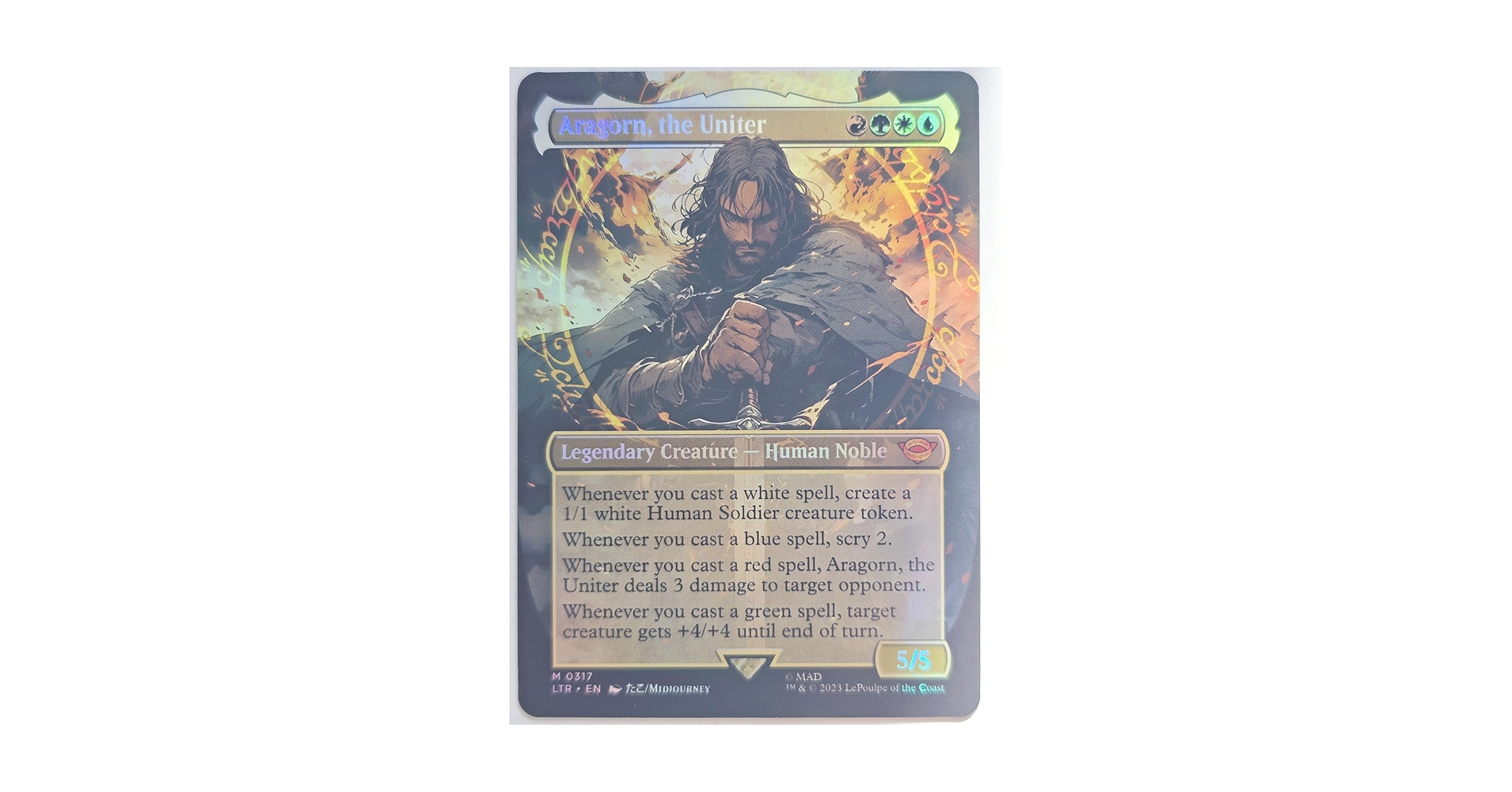 Amazon.com: Generic Aragorn, The Uniter 02 Foil