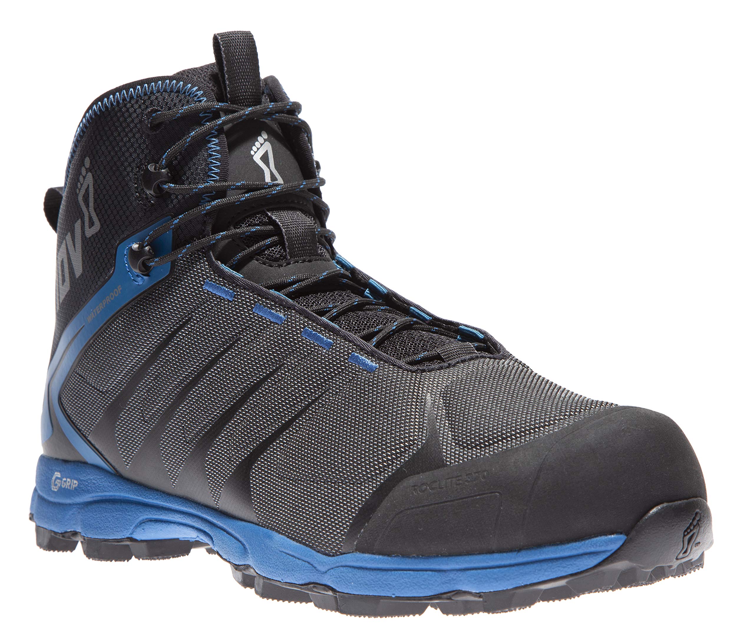 INOV8Men's Roclite 370 - Black/blue - 9
