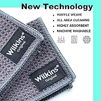 Vista 2 de Wilkins Toallas de limpieza de microfibra 3D Toalla de microfibra con tejido de gofre para limpiar zapatos, bolsas, gafas, automóvil y dispositivos