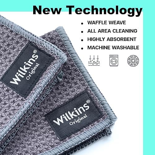 Miniatura 2 de Wilkins Toallas de limpieza de microfibra 3D Toalla de microfibra con tejido de gofre para limpiar zapatos, bolsas, gafas, automóvil y dispositivos