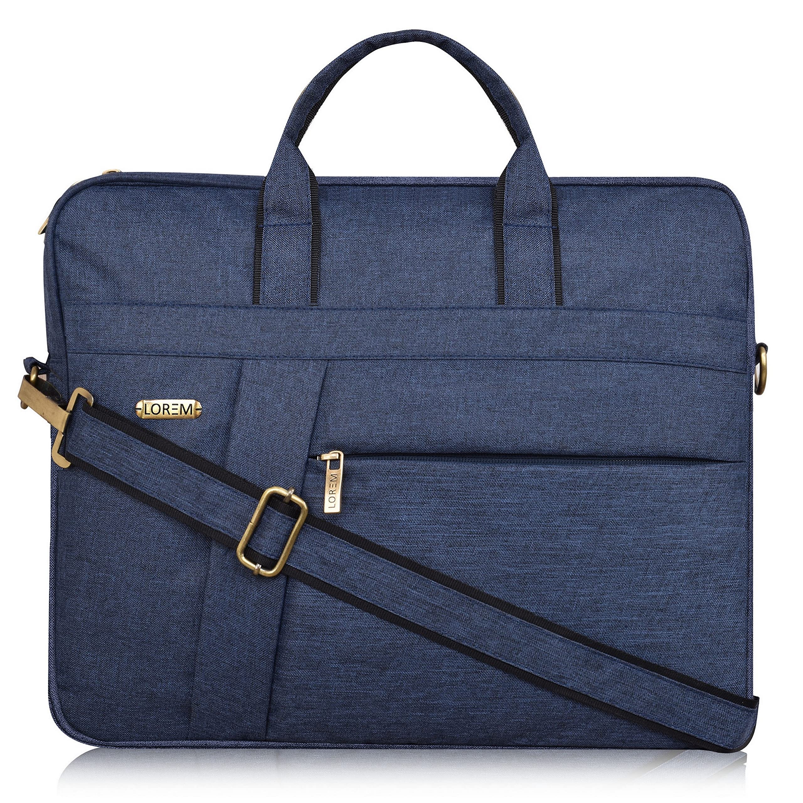 LOREM Blue Linen 10L Laptop Messenger Bag for Men & Women BG19-UFBG (B0B58L8SH9) Amazon Price History, Amazon Price Tracker
