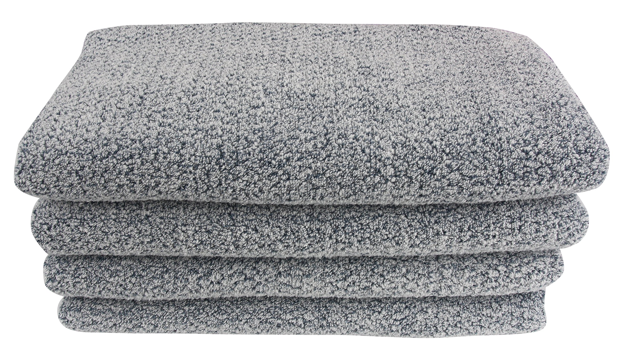 Diamond Jacquard Bath Sheet 2 Pack in Dusk