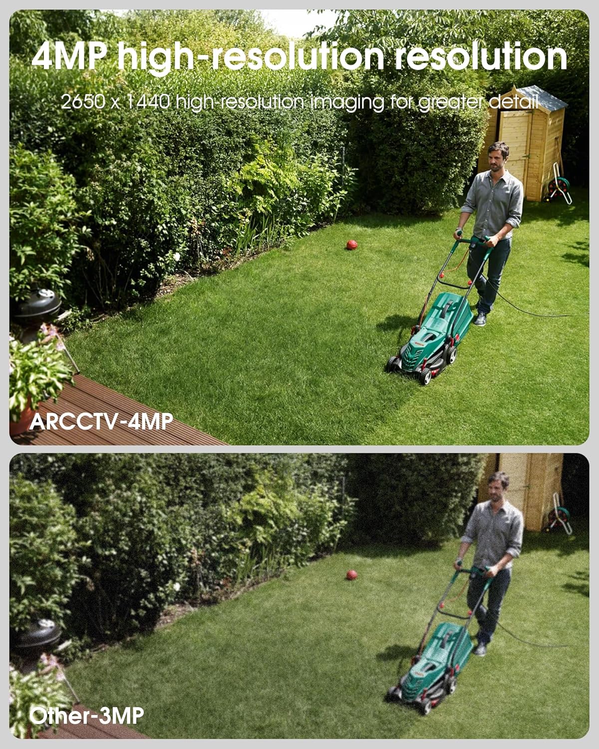 Solar Security Cameras Wireless Outdoor, Add on C3 Base, No Subscription 2K Cameras for Home Security Camera System, Continuous Power, Color Night Vision, PIR Sensor, IP65 Waterproof - Image 5