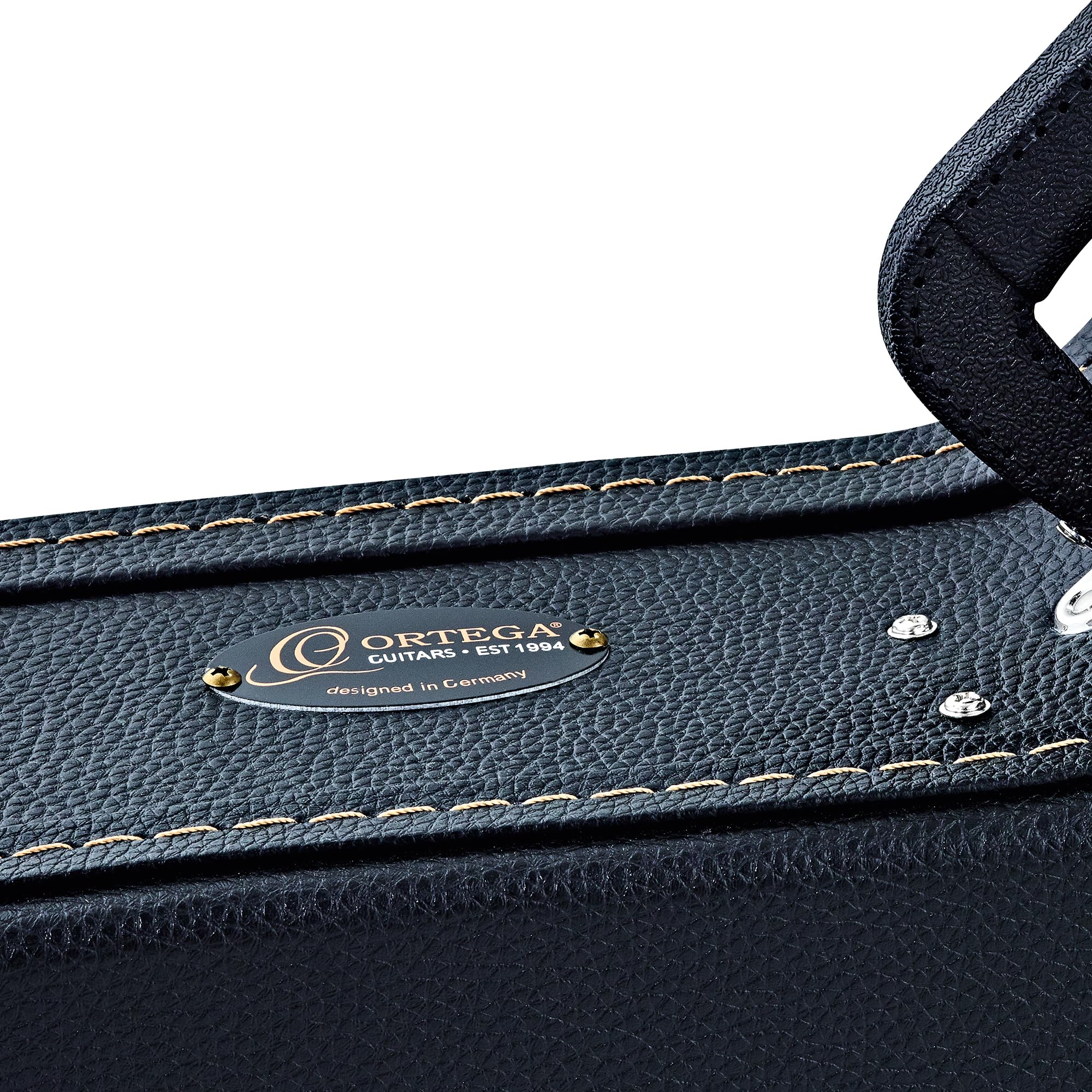 Ortega Guitars Hardcase Economy pour Guitare - Thinline - Etui pour Guitare Classique - Hauteur 107 cm - Vinyle, Noir (OCCSTD-T)
