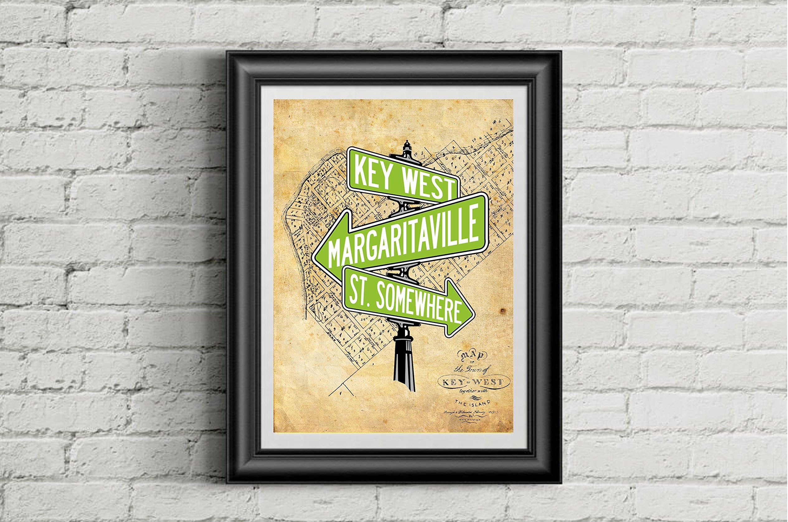 JIMMY BUFFETT Inspired 11x14 Poster Print | Key West | Margaritaville