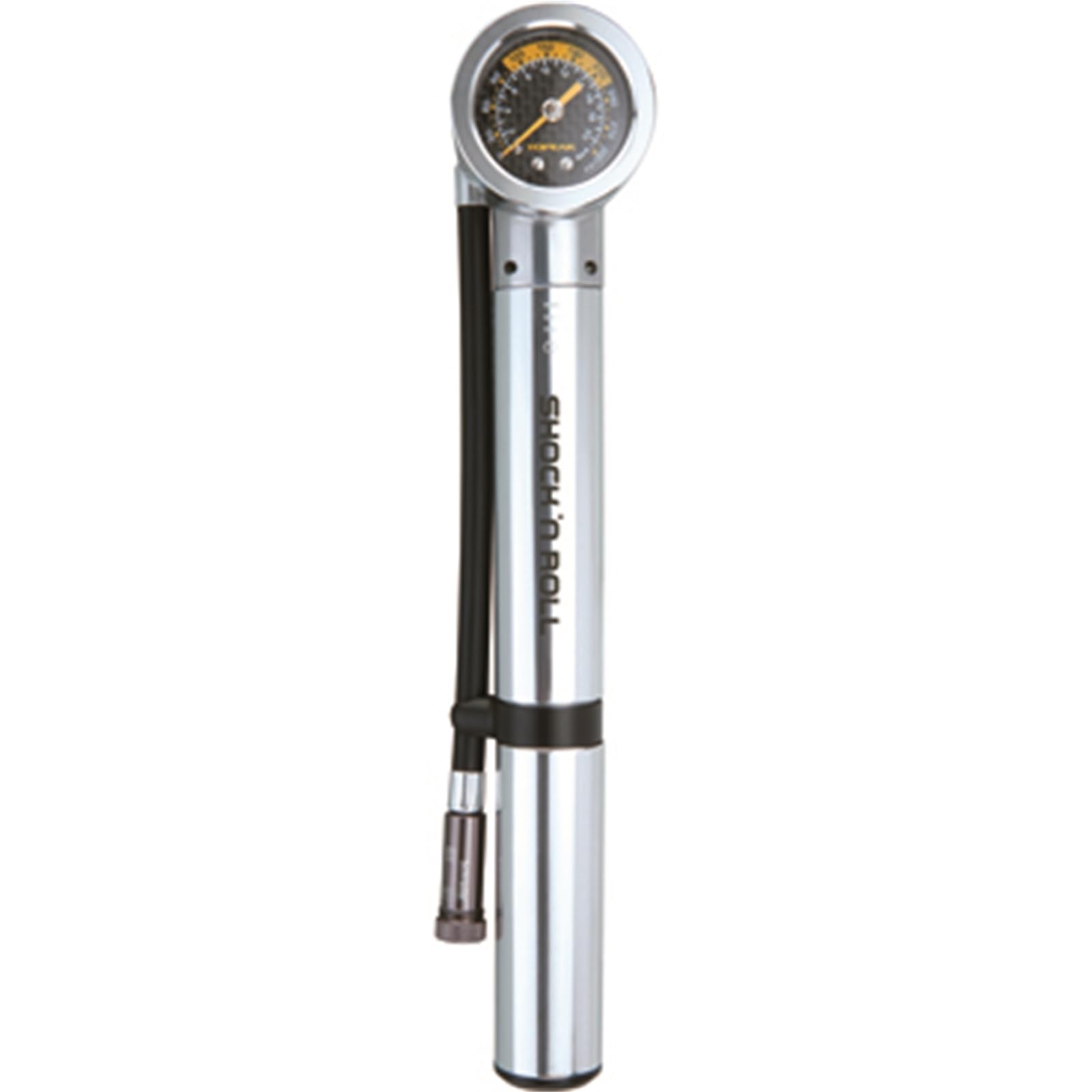 TOPEAK TSNR-1 Dämpferpumpe Shock'n'Roll, Silver, One Size
