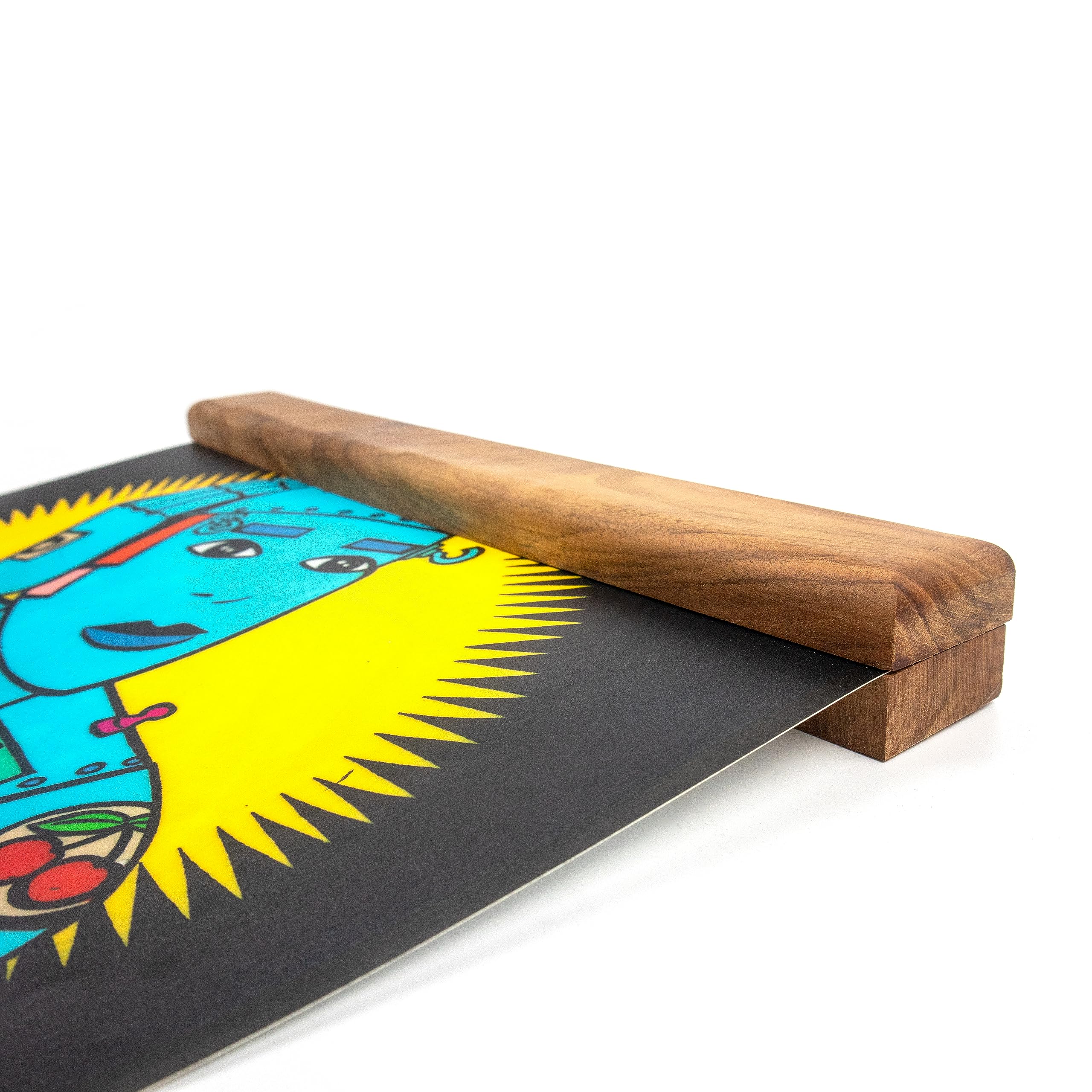 Pinza cartel magnético de madera de fresno, longitud 50 cm (nuez, longitud 90 cm)