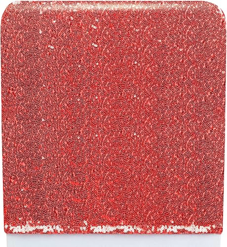 Miniatura 9 de ANMINY 10 fundas para respaldo de silla, fundas elásticas de elastano, decorativas, brillantes, para banquetes, bodas, fiestas, ceremonias,