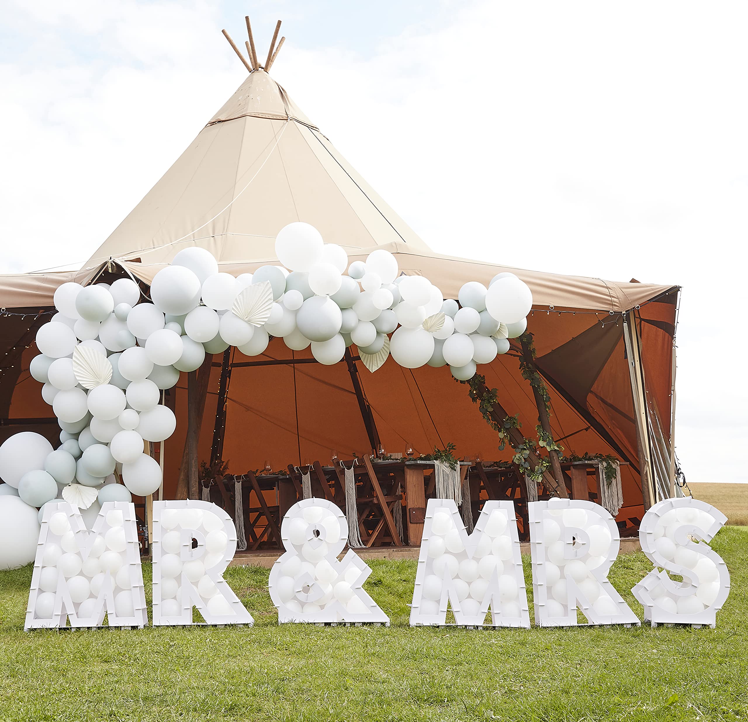 Ginger RayBalloon Mosaic Mr & Mrs