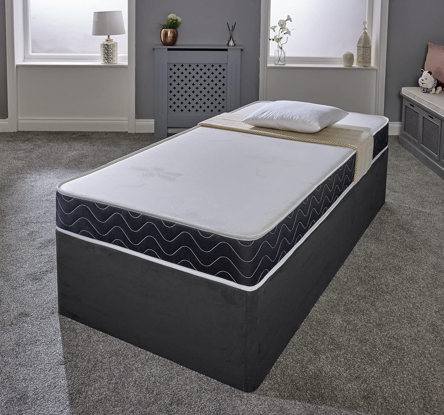 eXtreme comfort ltd Mars Hypoallergenic Memory Foam Spring Mattress | Single (90x190 cm) – Budget Hybrid Mattress with Stress-Free Flat Top | UK Made image 4