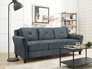 LifeStyle Solutions Harrington Sofa in Grey, Dark Grey - coolthings.us
