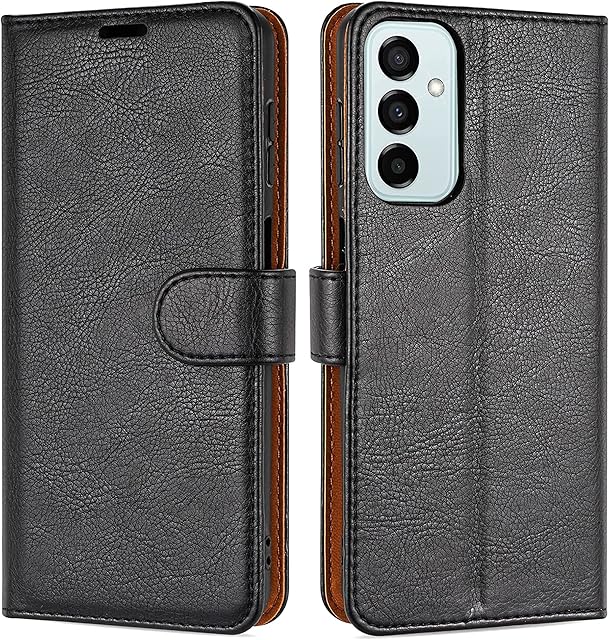 Case Collection for Samsung Galaxy M23 5G Phone Premium Leather Folio Cover, Magnetic Closure Protective Book Design Wallet Flip with [Card Slots] and [Kickstand] for Samsung M23 Case